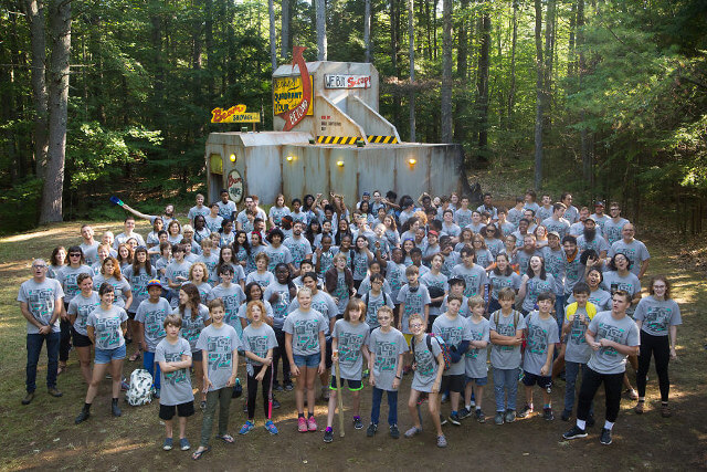 kids build space station in woods camp 12 (1)