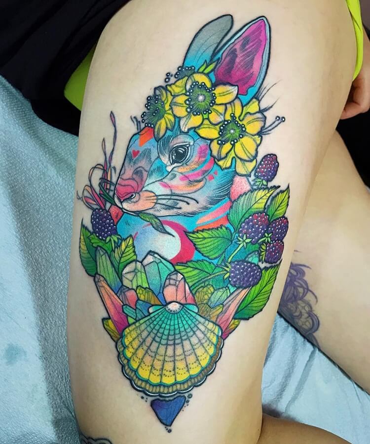 vibrant animal tattoos 3 (1)