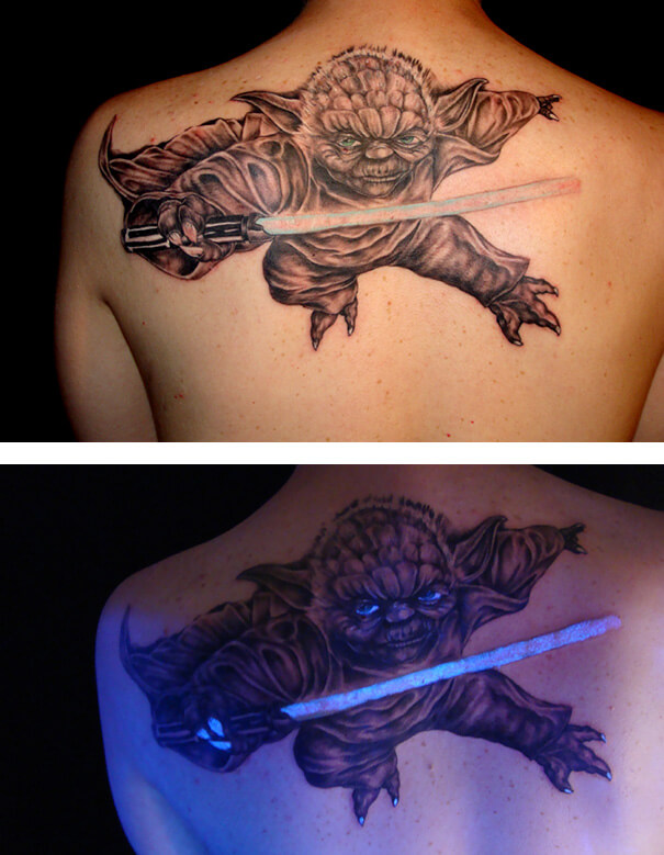 50 Gorgeous Glow  in the dark  Tattoos  And Their Possible 