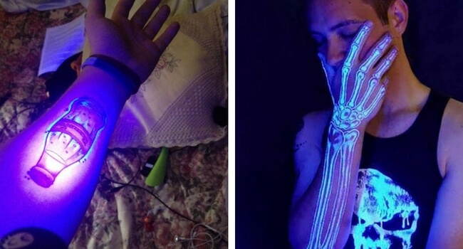 50 Gorgeous Glow in the dark Tattoos And Their Possible Side Effects