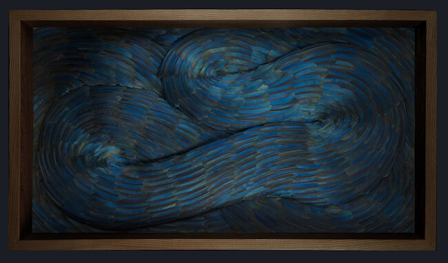 kate mccgwire bird feathers sculptures 2 (1)