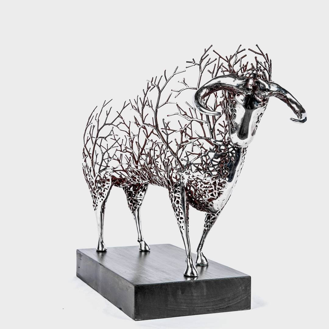 Kang Dong Hyun metal sculpture animals 4 (1)