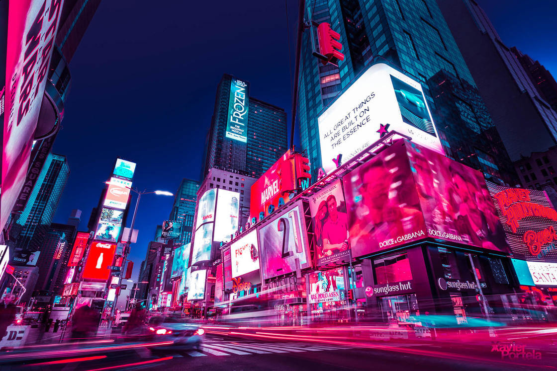 Xavier Portela is Back With Stunning New York Glow Pictures