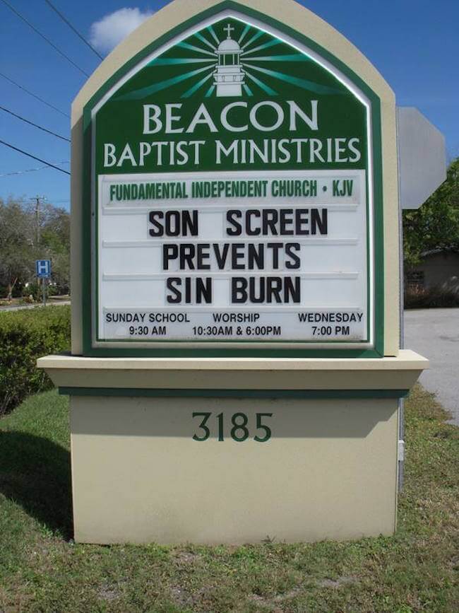 31 Funny Church Signs That Are So Good They Re Heavenly