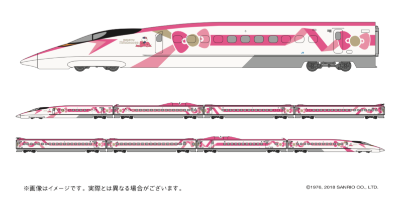 Japan is getting a hello kitty bullet train