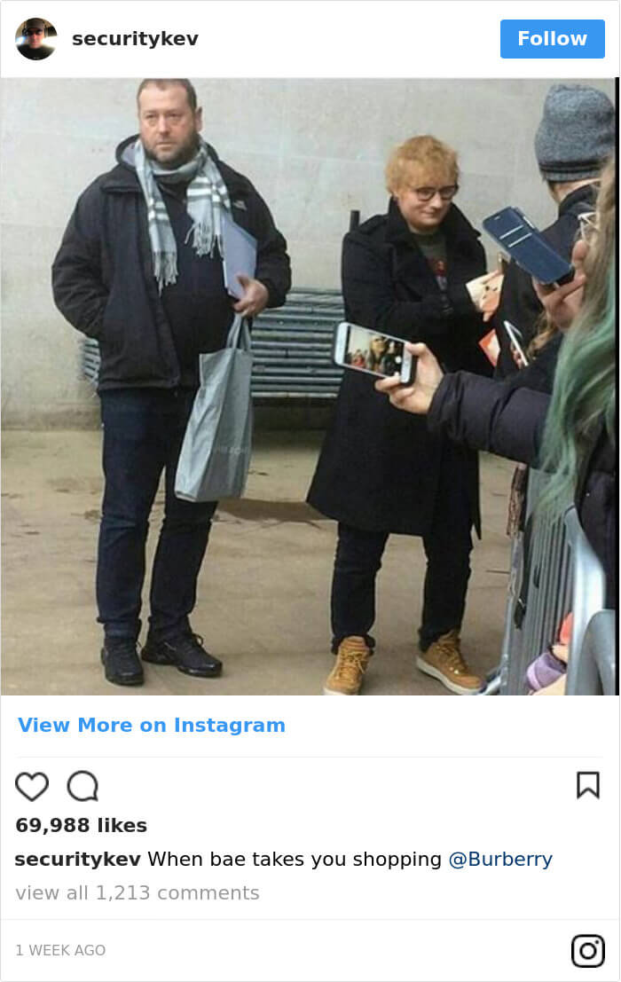 Ed Sheeran hilarious body guard instagram 12 (1)