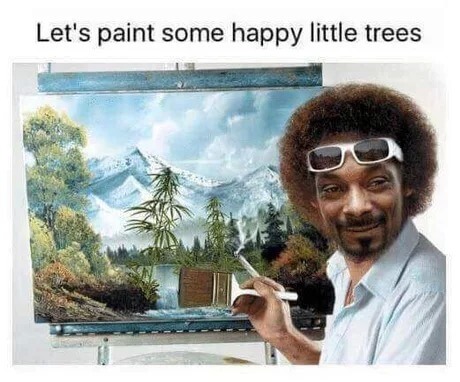 21 Bob Ross Memes That Will Bring Back The Joy Of Painting