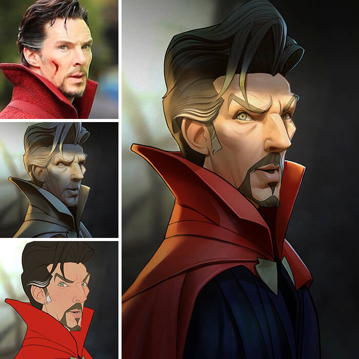 Xi Ding Turns Marvel Characters Into Cool Cartoons And We Love It