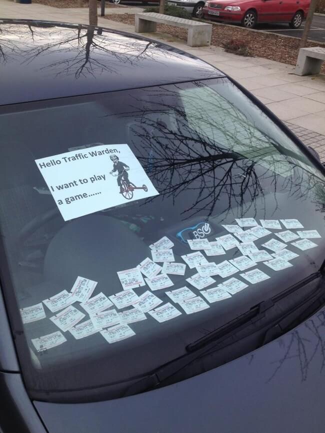 37 Bad Parking Notes That Are So Creative They're Hilarious