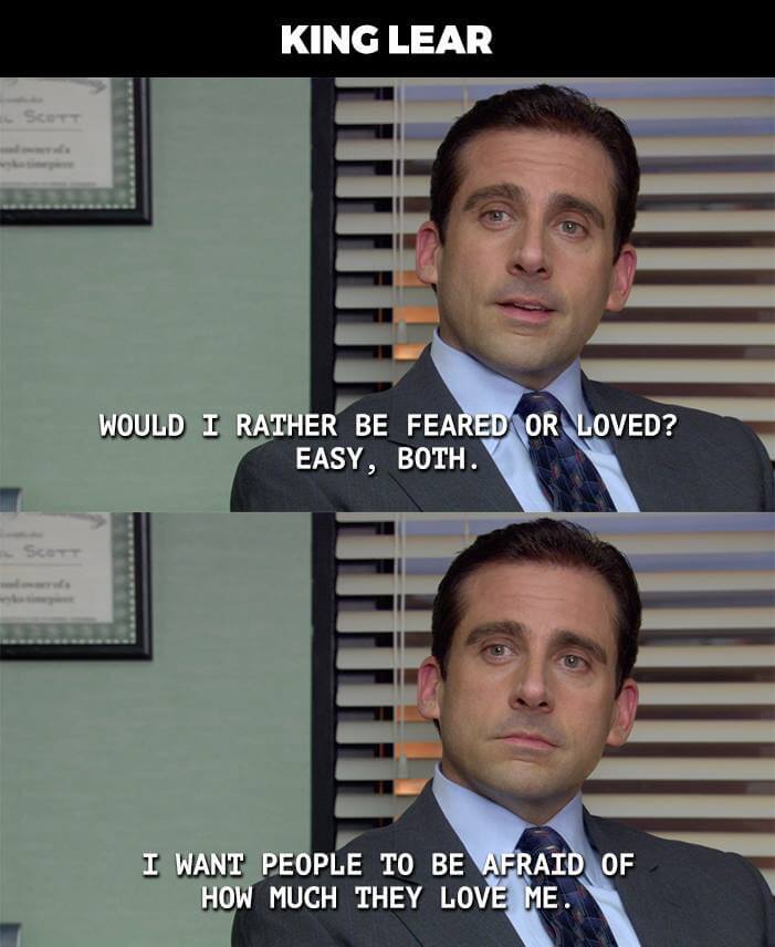 Shakespeare Plays Summed Up In a Quote From the Office 19 (1)