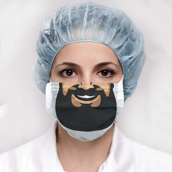 18 Pictures Of Funny Surgical Masks That Prove Laughter Can Make Your ...