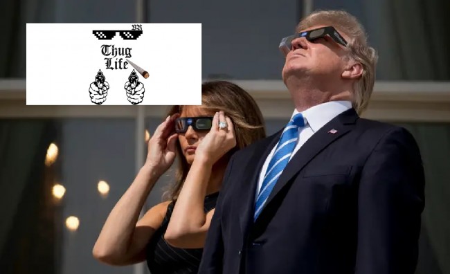 thug life meme - trump