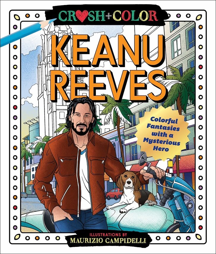 Keanu Reeves colouring book