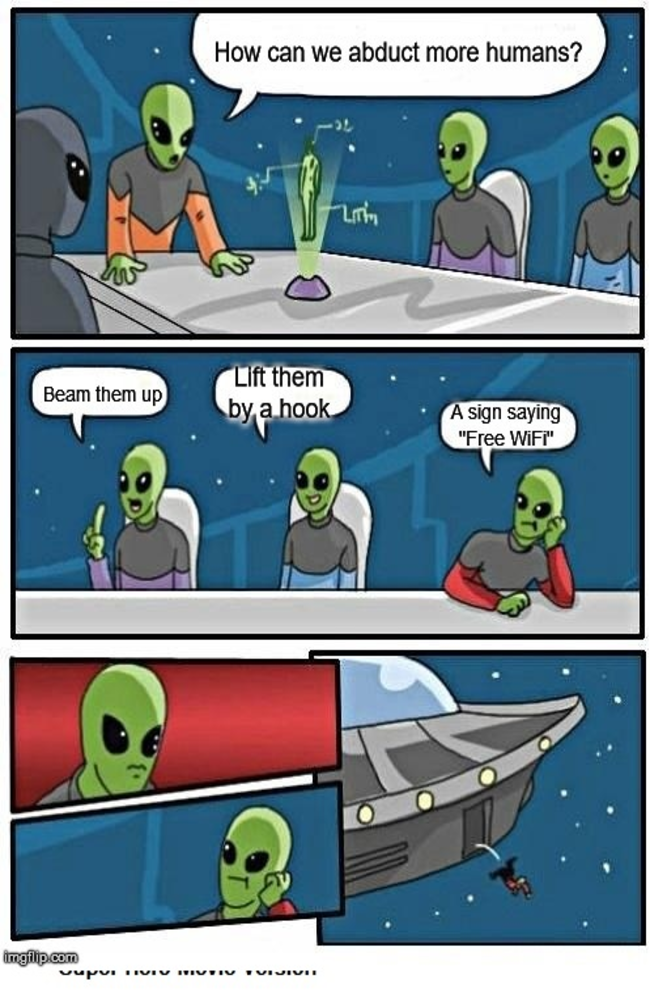 Alien Beam Meme from https://imgflip.com/
