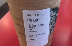 funny names to give at Starbucks
