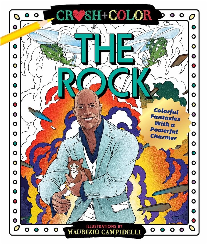 the rock colouring book