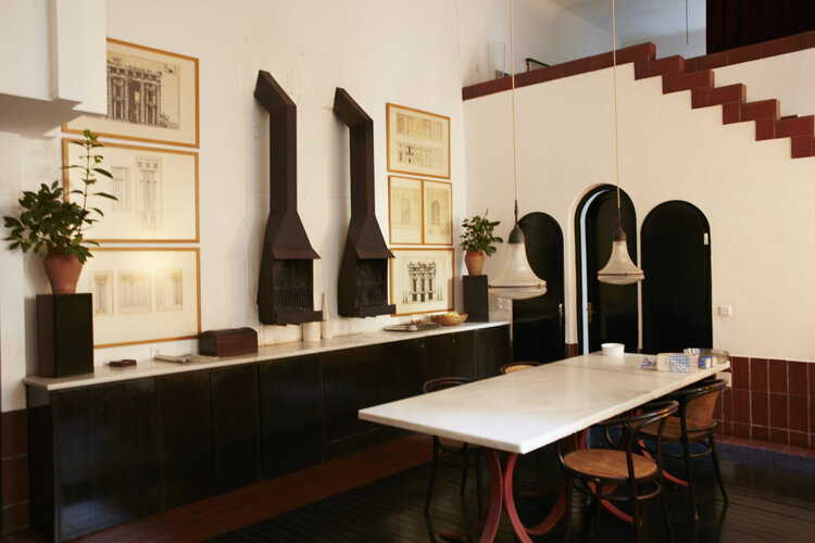 Architect Ricardo Bofill La Fabrica kitchen