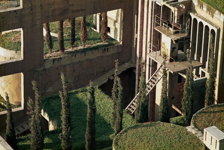 Architect Ricardo Bofill turning a cement factory into a beautiful architecture project