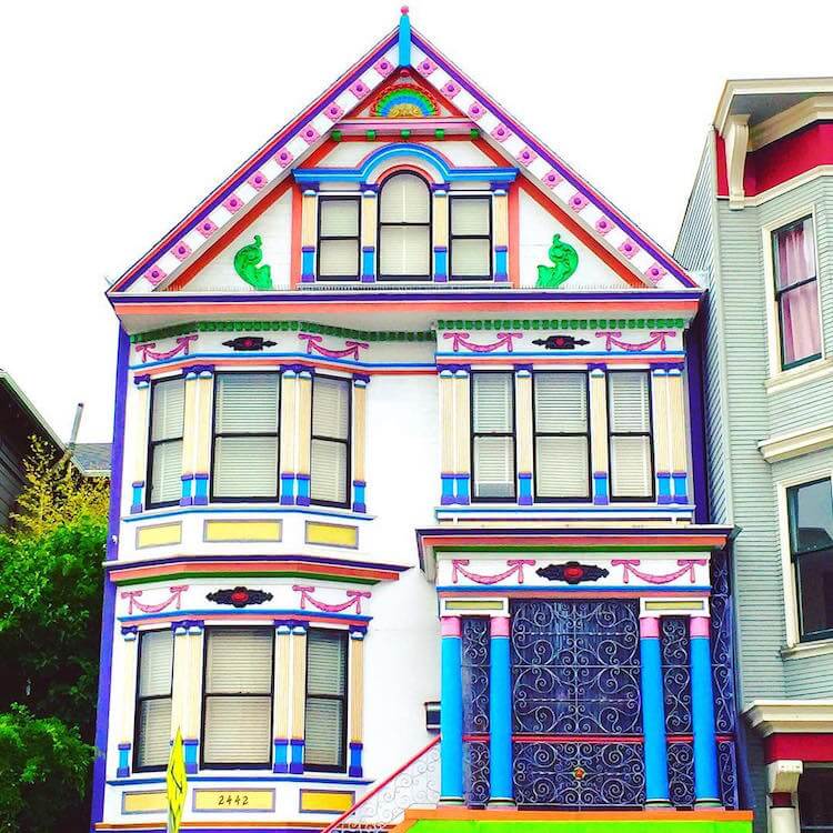 San Francisco Colored Houses