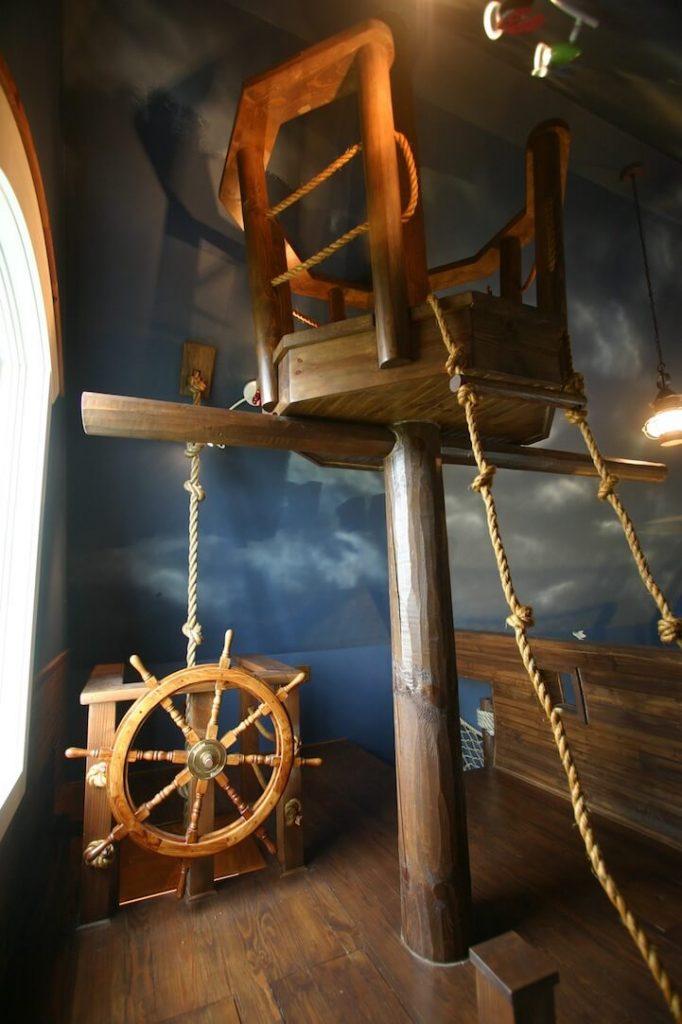 pirate ship themed room 
