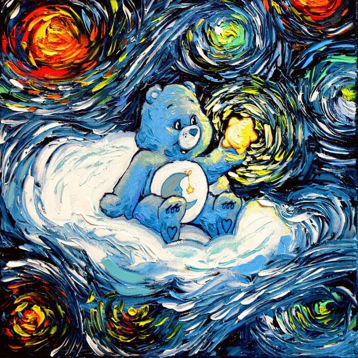 Snoopy Starry Night