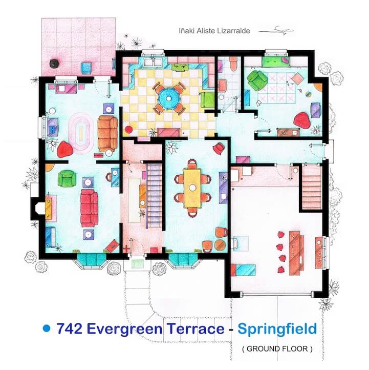 tv show floor plans