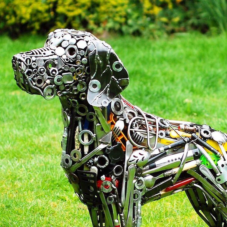 Brian Mock Creates Large Metal Animal Sculptures You Will Want in Your Home