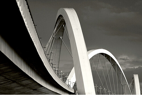 Black and white bridge pictures