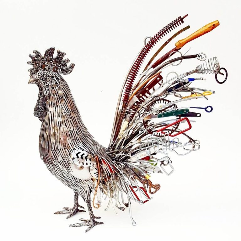 Brian Mock Creates Large Metal Animal Sculptures You Will Want in Your Home