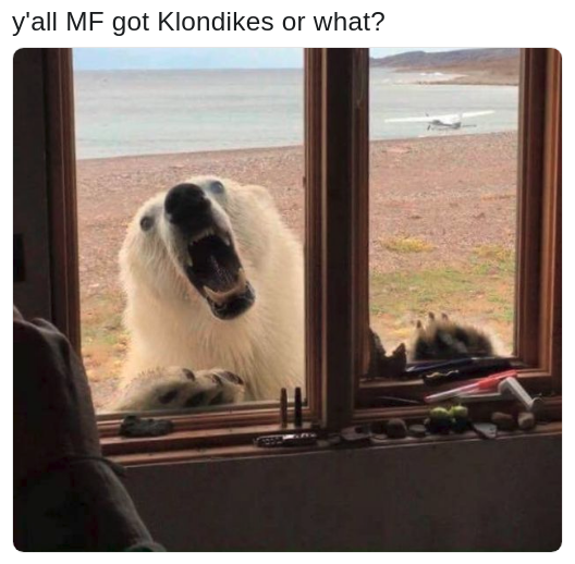 klondlike bar memes 