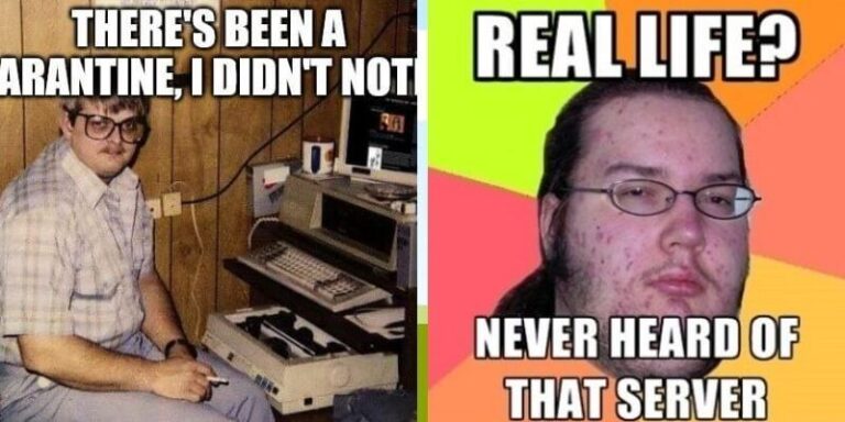 The Mysterious Nerd On The Computer A Meme For Peak Nerd Culture