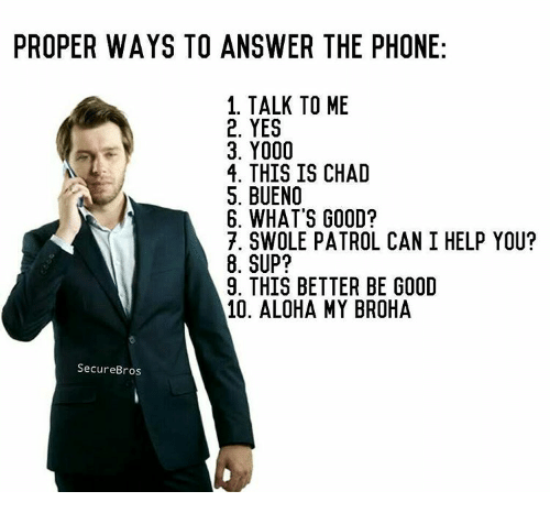 Funny Ways To Answer The Phone