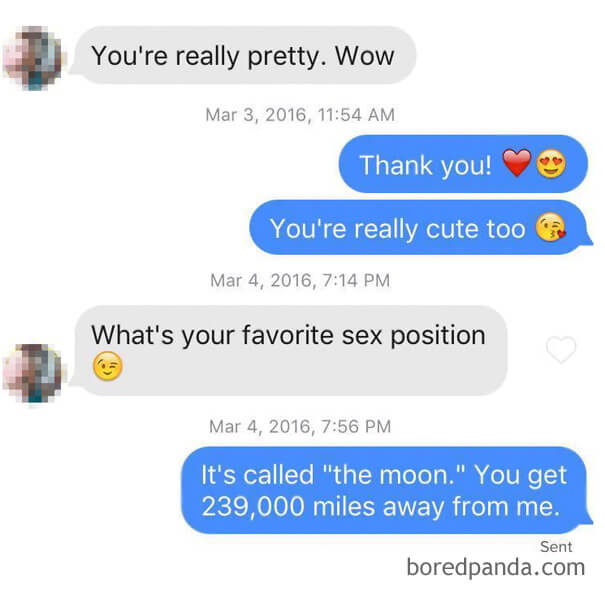 Savage Comebacks To Cringy Pick Up Lines