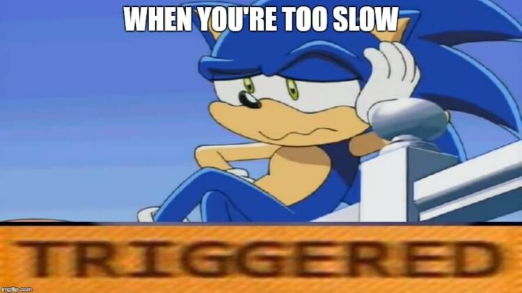 You're Too Slow! Catch Up with This Sonic the Hedgehog Meme