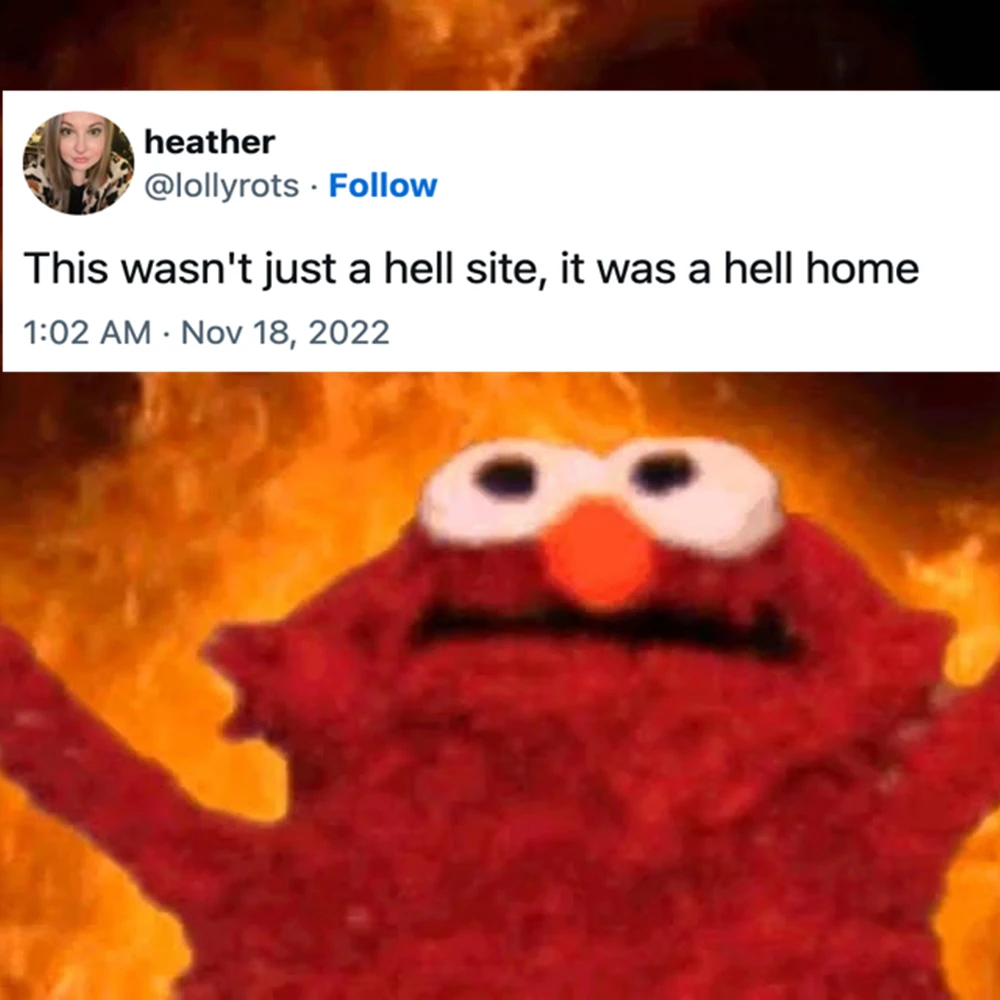 Elmo Fire Meme