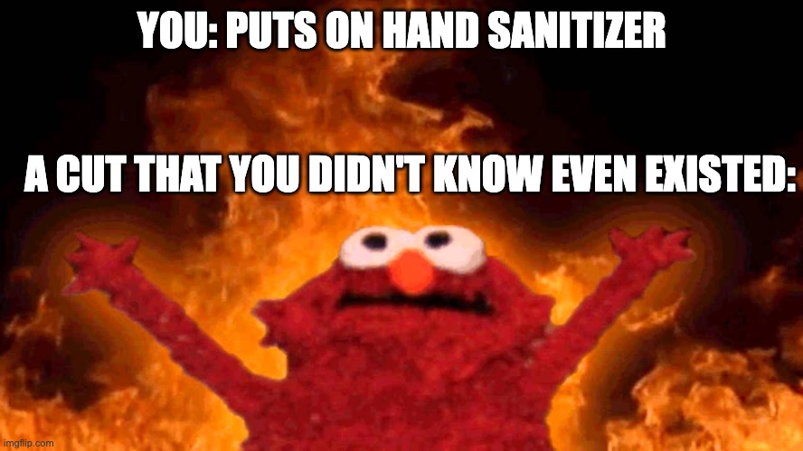 Elmo Fire Meme