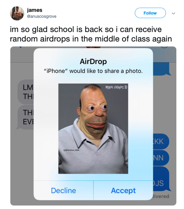 Funny Pictures to AirDrop