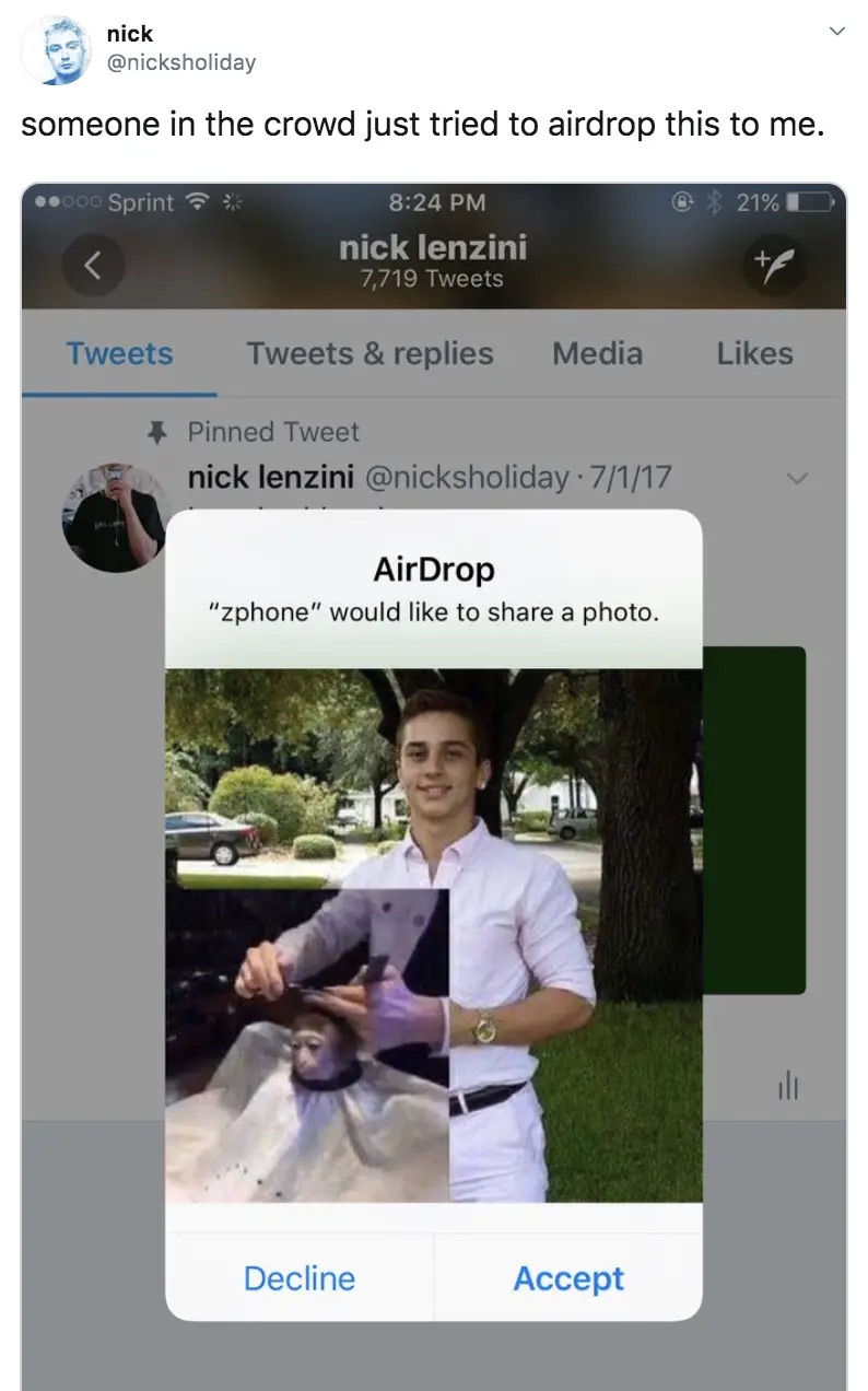 funny airdrop pictures 