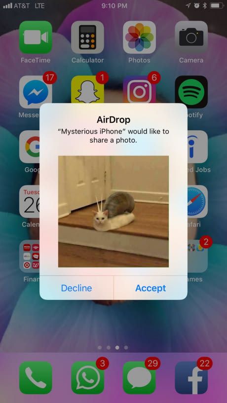 Funny Pictures to AirDrop