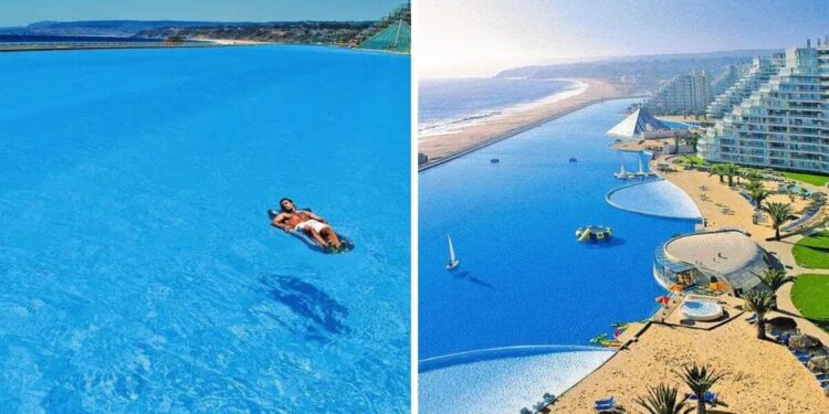 Dive into the World’s Largest Swimming Pool. The Enormous Allure of San Alfonso del Mar