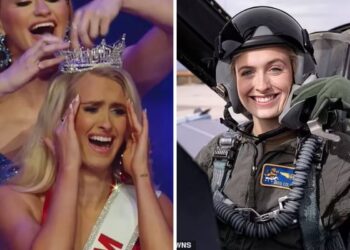 Miss Colorado makes history as she becomes first serving US soldier EVER to be crowned Miss America