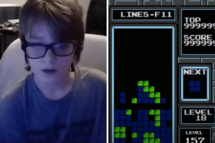 First known person to ever beat Tetris is a 13 year old boy and his score is unbelievable
